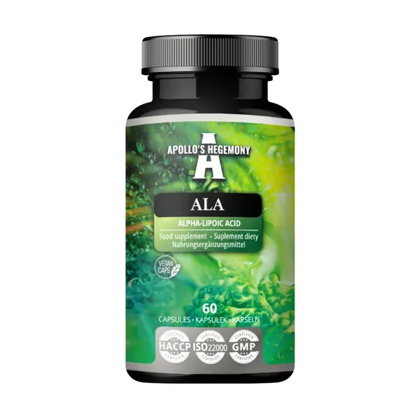 Kwas alfa-liponowy 600 mg 60 kapsułek [Apollo's Hegemony] - Apollo's Hegemony