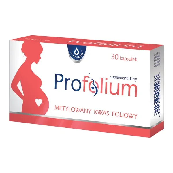 Kwas foliowy 400 µg 30 kapsułek [Oleofarm] - Oleofarm