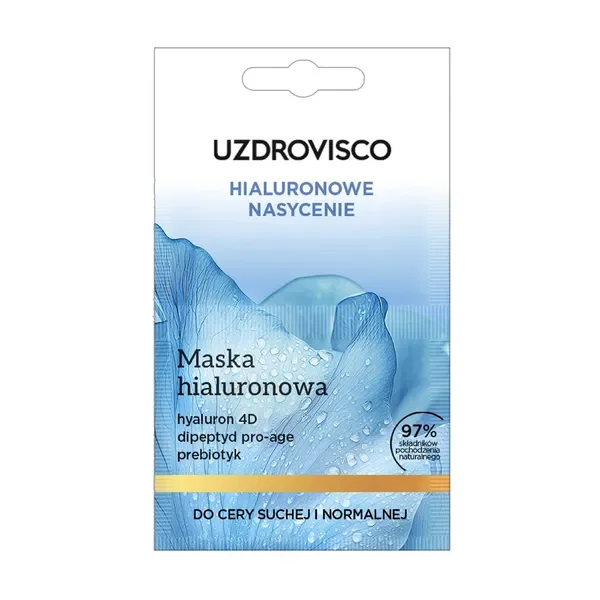 Kwas hialuronowy maska nawilżająca 2x5ml [Uzdrovisco] - Uzdrovisco