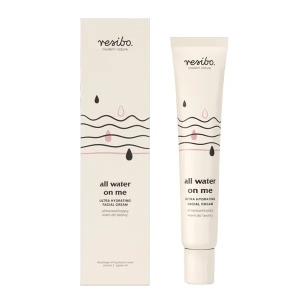 Kwas hialuronowy ultranawilżający krem do twarzy 40ml [Resibo] - Resibo