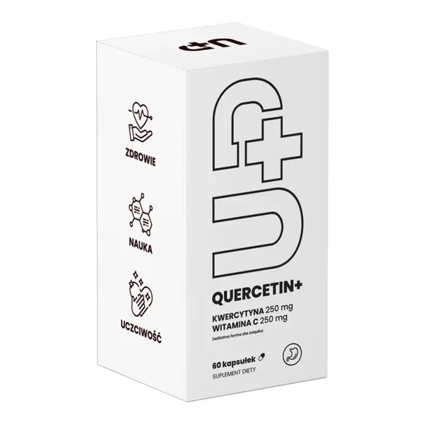 Kwercetyna 250 mg + Witamina C 250 mg 60 kapsułek [UP] - UP