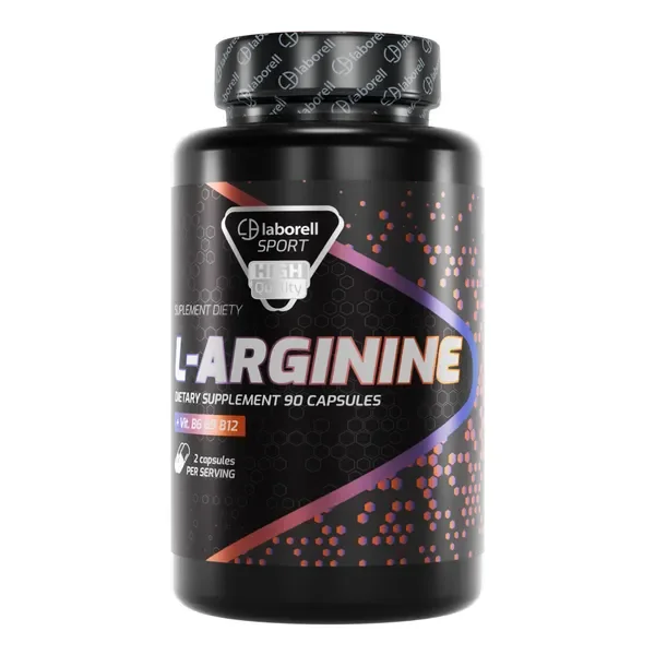 L-Arginina 1200 mg 90 kapsułek [Laborell Sport] - Laborell