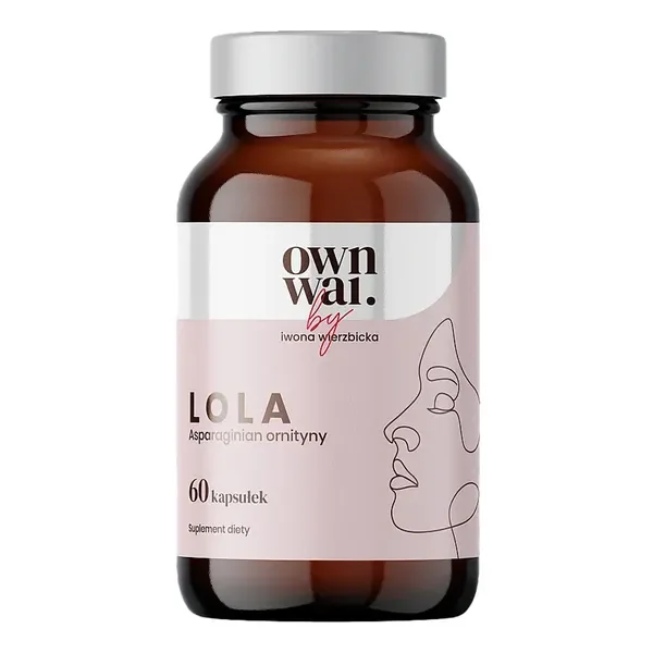 L-asparaginian L-ornityny 1000 mg 60 kapsułek [Ownwai] - Ownwai