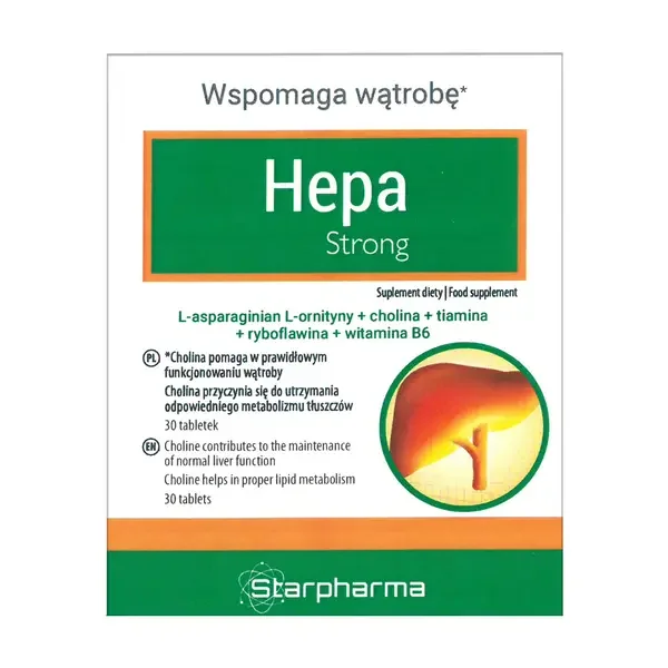 L-asparaginian L-ornityny 200mg 30 tabletek [Starpharma] - Starpharma