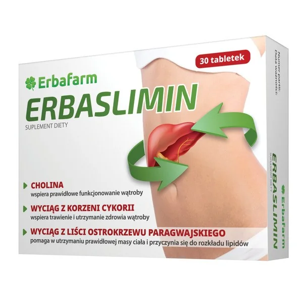 L-asparaginian L-ornityny 600mg 30 tabletek [Erbafarm] - Erbafarm