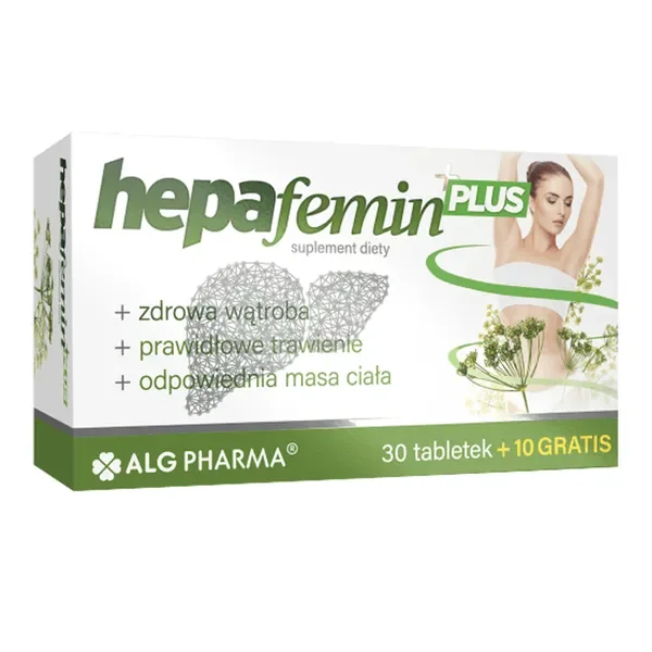 L-asparaginian L-ornityny 600mg 40 tabletek [Alg Pharma] - Alg Pharma