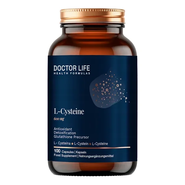 L-Cysteina 600 mg 100 kapsułek [DoctorLife] - DoctorLife