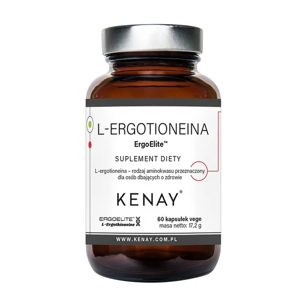 L-ergotioneina 15 mg 60 kapsułek [Kenay] - Kenay