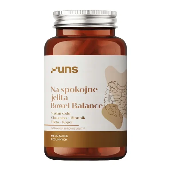 L-glutamina 250 mg 60 kapsułek [Uns] - Uns