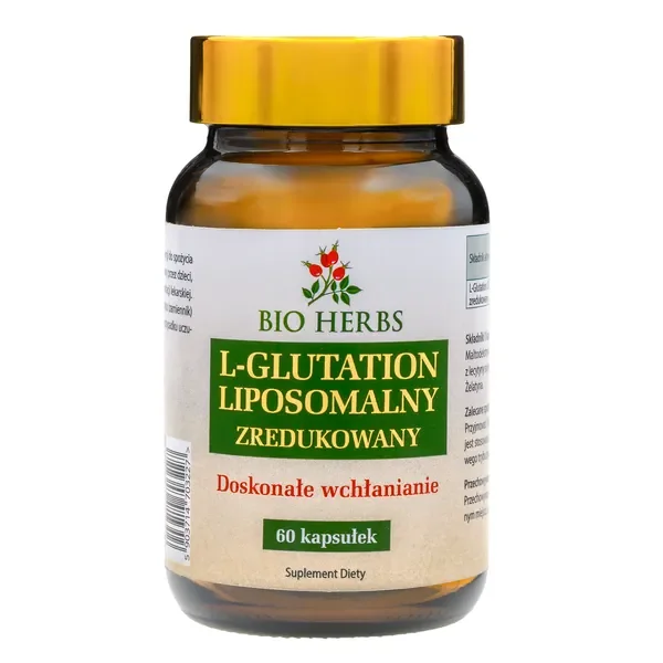 L-Glutation liposomalny zredukowany 220mg 60 kapsułek [My Herbs] - My Herbs