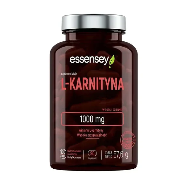 L-karnityna 680 mg 90 kapsułek [Essensey] - Essensey