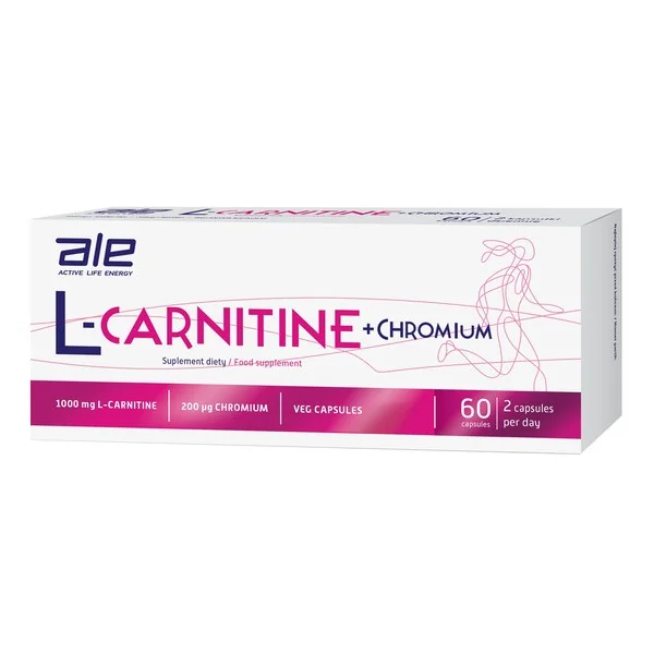 L-Karnityna + Chrom 1000mg/200µg 60 kapsułek [ALE] - ALE