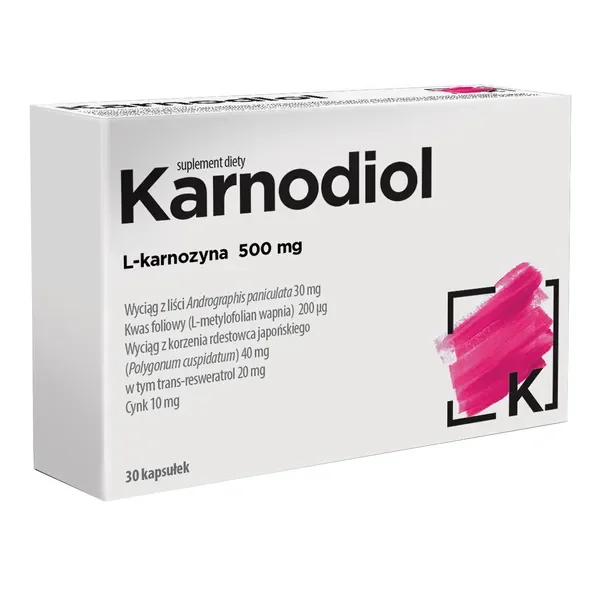 L-karnozyna 500mg 30 kapsułek [Aflofarm] - Aflofarm