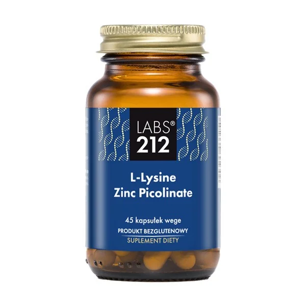 L-Lizyna + Cynk 10mg 45 kapsułek [LABS212] - LABS212