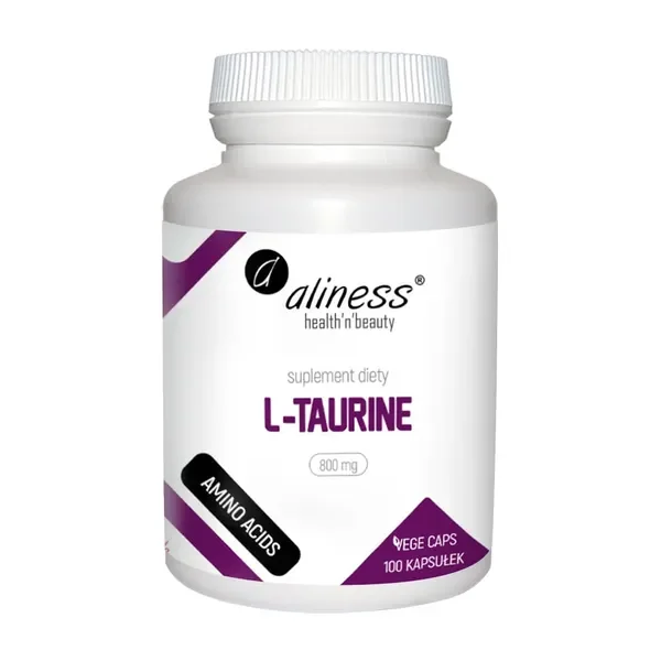 L-Tauryna 800 mg 100 kapsułek [Aliness] - Aliness Health'N'Beauty
