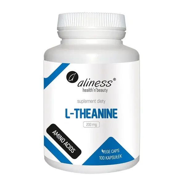 L-Teanina 200 mg 100 kapsułek [Aliness] - Aliness Health'N'Beauty