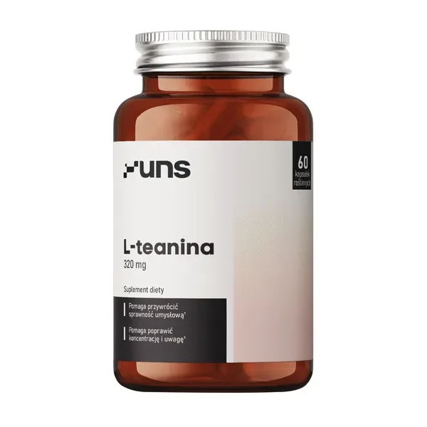 L-Teanina 320 mg 60 kapsułek [Uns] - Uns
