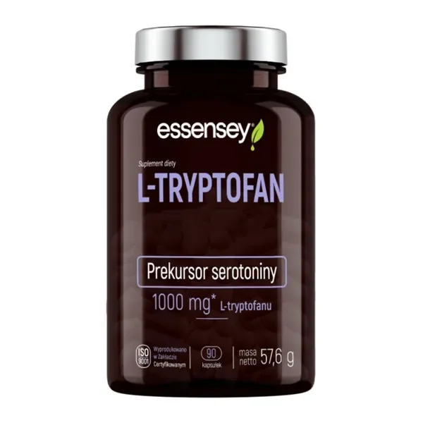 L-tryptofan 1000 mg 90 kapsułek [Essensey] - Essensey