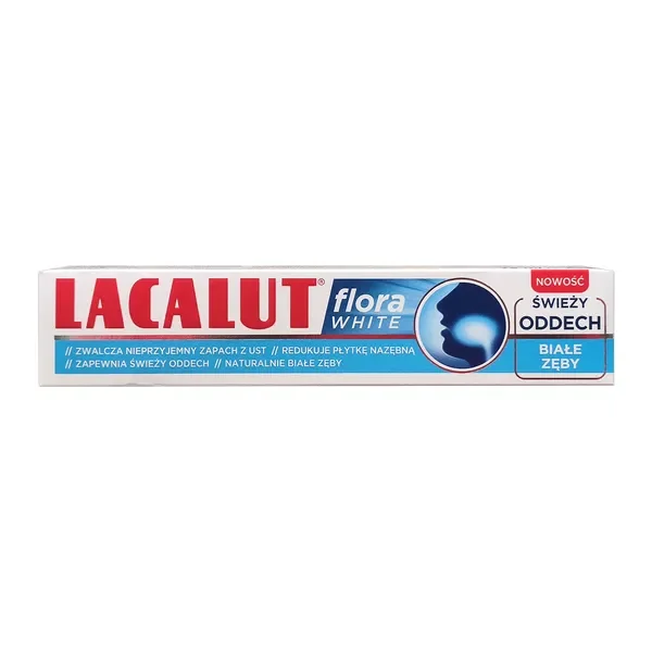 Lacalut flora white pasta do zębów 75 ml - Lacalut