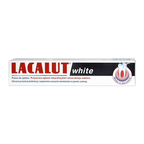 Lacalut White Pasta do zębów 75ml [Lacalut] - Lacalut