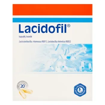 Lacidofil probiotyk 2x10^9 CFU 20 kapsułek - Lacidofil