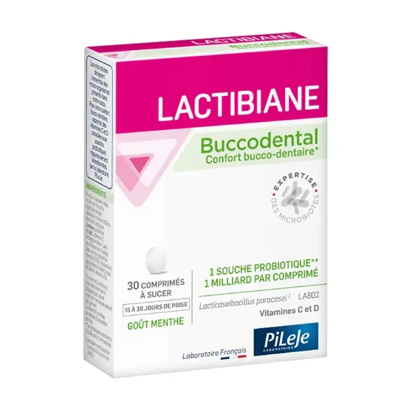 Lactibiane Buccodental tabletki do ssania 30 szt. [PiLeJe] - PiLeJe