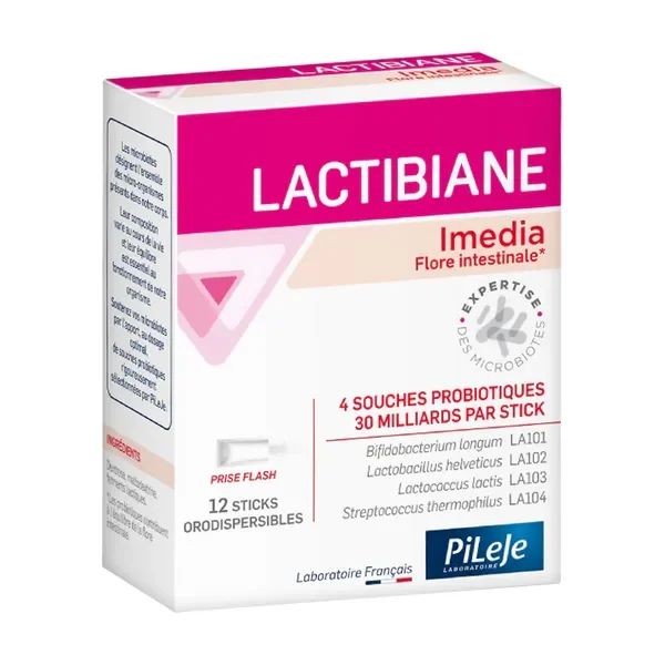 Lactibiane Imedia Probiotyk 30x10^9 jtk 12 saszetek [PiLeJe] - PiLeJe