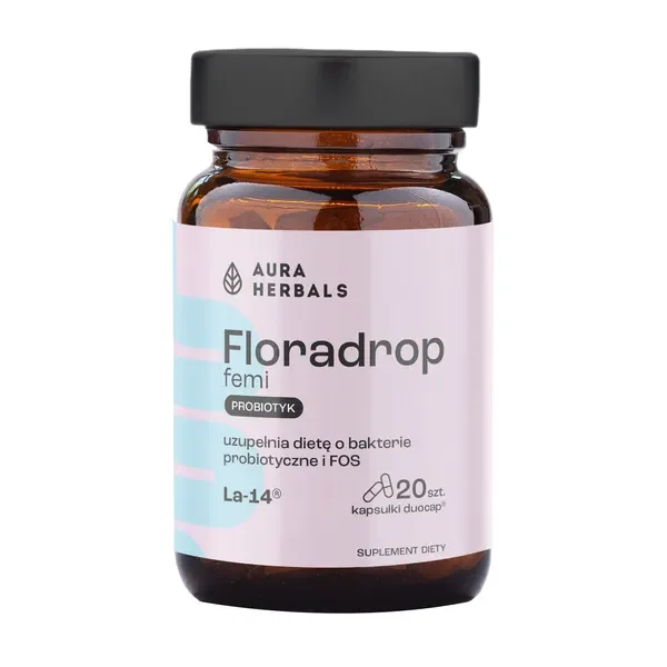 Lactobacillus Acidophilus 15×10⁹ CFU 20 kapsułek [Aura Herbals] - Aura Herbals