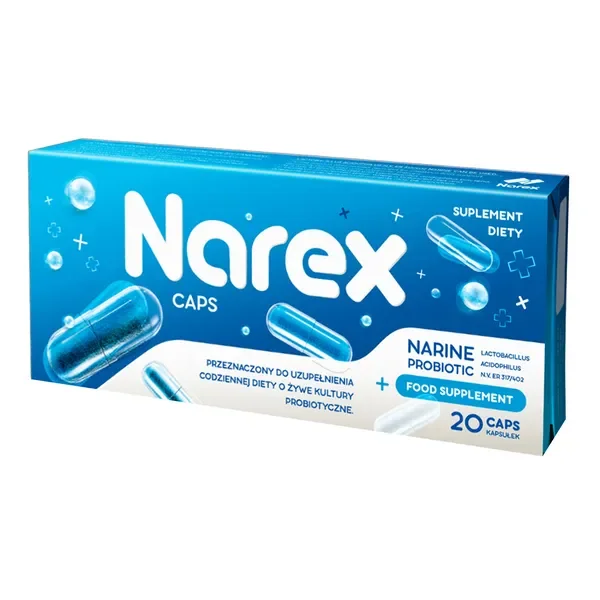 Lactobacillus acidophilus 1,8 x 10^8 CFU 20 kapsułek [Narex] - Narex