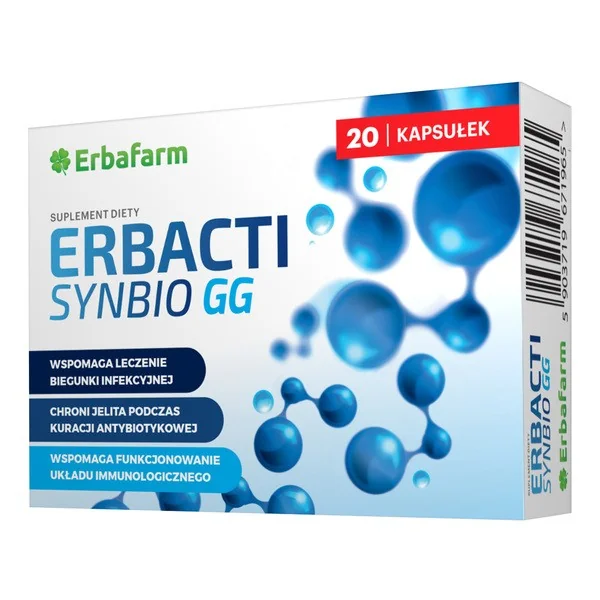 Lactobacillus rhamnosus 3x10^9 CFU 20 kapsułek [Erbafarm] - Erbafarm