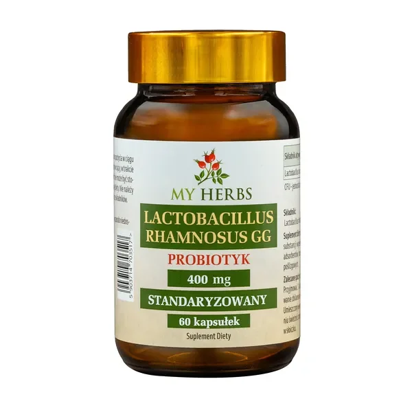 Lactobacillus Rhamnosus 400mg 60 kapsułek [My Herbs] - My Herbs