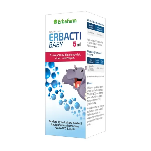 Lactobacillus rhamnosus GG 5x10^9 jtk 5ml [Erbafarm] - Erbafarm