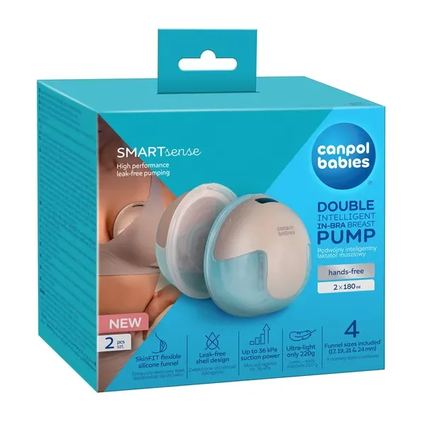 Laktator muszlowy SmartSense podwójny [Canpol Babies] - Canpol Babies