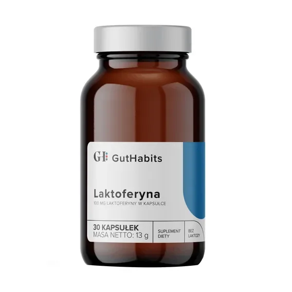 Laktoferyna 100mg 30 kapsułek [GutHabits] - GutHabits