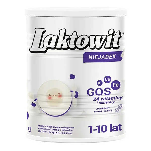 Laktowit Niejadek mleko dla dzieci 1-10 lat 400g - Laktowit