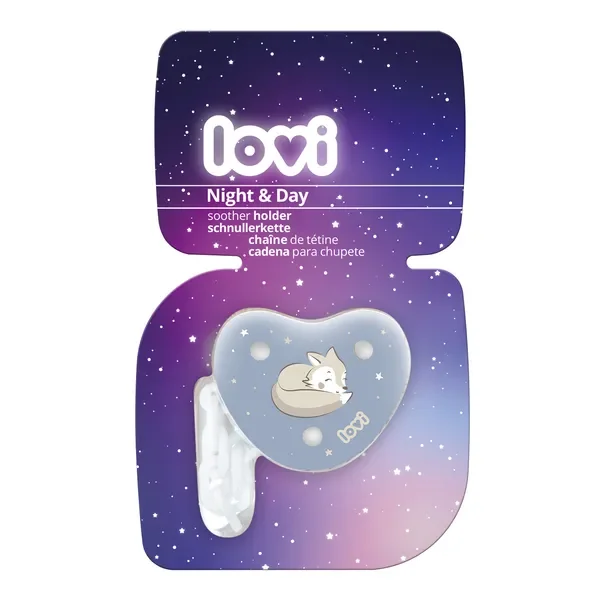 Łańcuszek do smoczka Night&Day Boy 1 szt. [Lovi] - Lovi