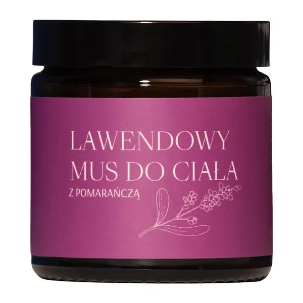 Lawendowy mus do ciała z pomarańczą 120ml [Mglife] - Mglife