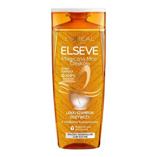 Lekki szampon do włosów Magiczna Moc Olejków z Olejkiem Kokosowym 400ml [Elseve] - Elseve