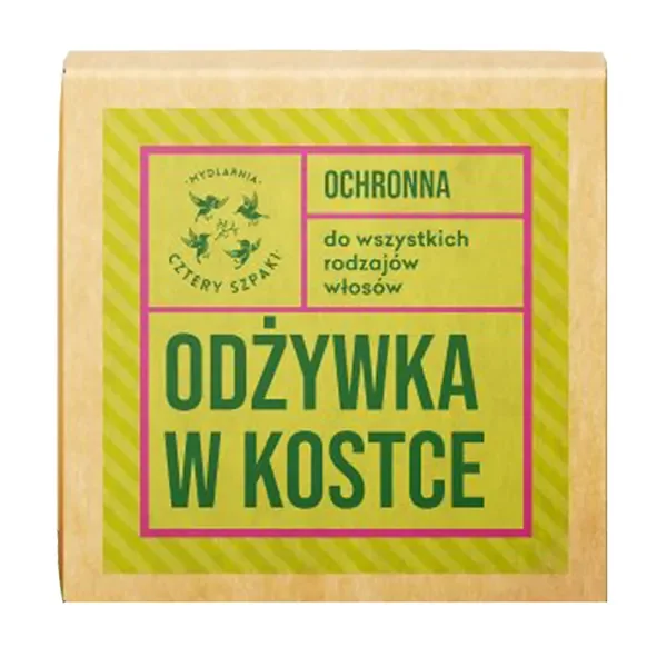 Leśna Róża ochronna odżywka w kostce 55g [Cztery Szpaki] - Cztery Szpaki