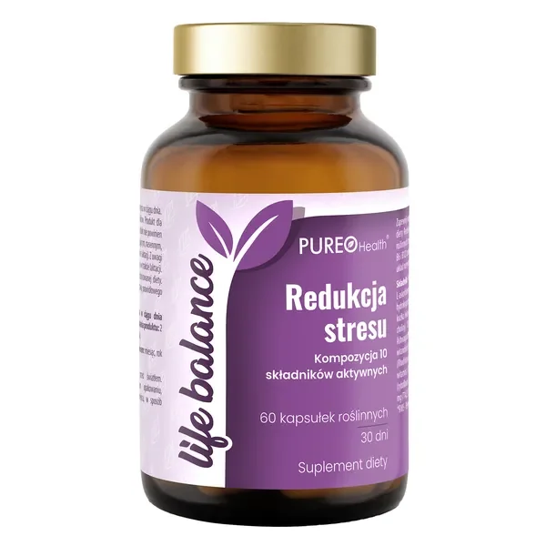 Life Balance Redukcja Stresu 60 kapsułek [Pureo Health] - Pureo Health