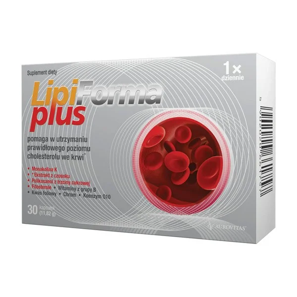 LipiForma Plus Kompleks na cholesterol 30 kapsułek [LipiForma] - LipiForma