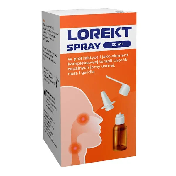 Lorekt spray antyseptyczny 30 ml [Lorekt] - Lorekt