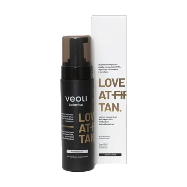 Love At First Tan ekspresowa brązująca pianka z wegańskim DHA 200ml [Veoli Botanica] - Veoli Botanica