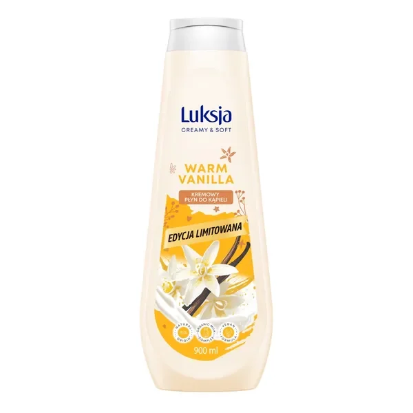 Luksja Creamy & Soft płyn do kąpieli wanilia 900ml - Luksja