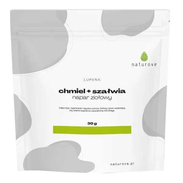 Lupena chmiel + szałwia lekarska napar ziołowy 30g [Naturove] - Naturove