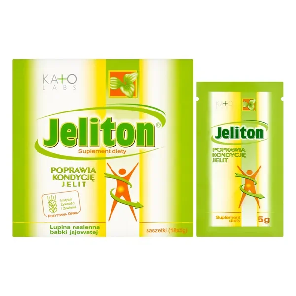 Łupina nasienna babki jajowatej 5g 18 saszetek [Jeliton] - Jeliton