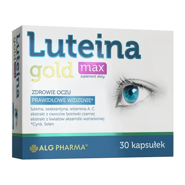 Luteina gold max 30 kapsułek [Alg Pharma] - Alg Pharma