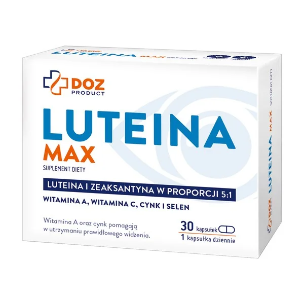 Luteina Max 16,6 mg 30 kapsułek [DOZ PRODUCT] - DOZ PRODUCT