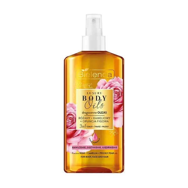 Luxury Body Oils drogocenne olejki różany + kameliowy + opuncja figowa 150ml [Bielenda] - Bielenda