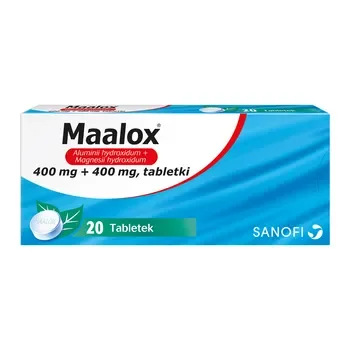 Maalox 400 mg+400 mg 20 tabletek [Opella] - Opella